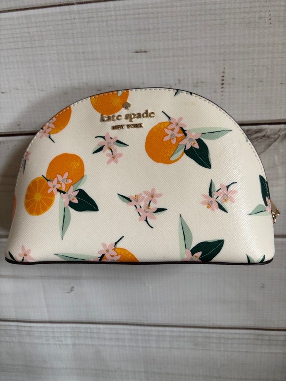 kate spade Citrus Print Cosmetic Bag